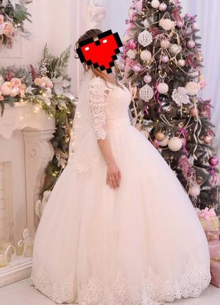 Платье свадебное 42-46размер