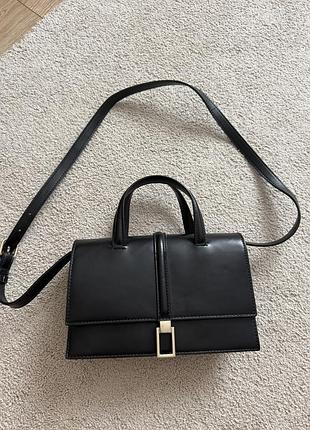 Сумка zara чорна ідеал
