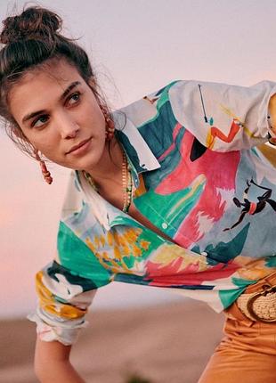 🔥🔥 блузка сорочка sezane x g kiro pierro