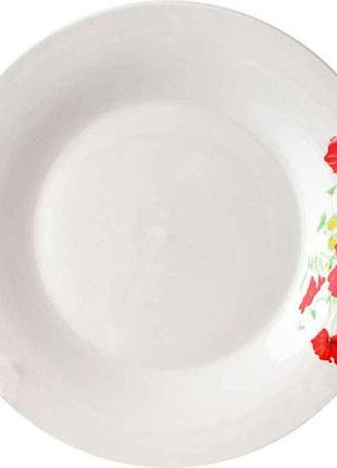 Тарелка 8 050-31-02 мак атлант 12шт тм snt