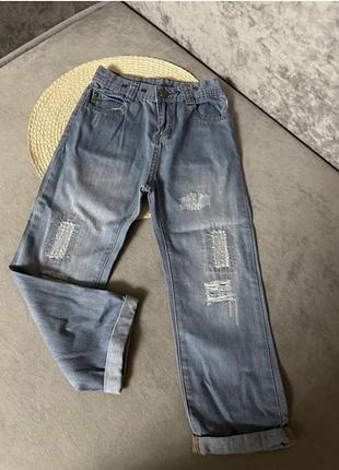 Orchestra тоненькі котонові джинси mom fit