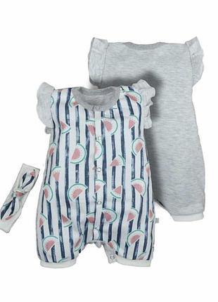 Пісочник з пов'язкою "кавунчики", кулір, батист тм "sweet mario"