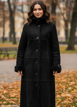 Дублянка жіноча з натуральної замші.