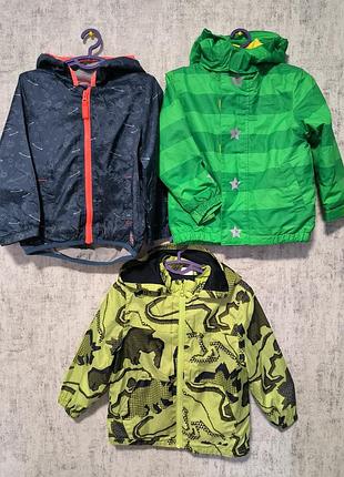 Набір лот курток для хлопчика курточка термо вітровка