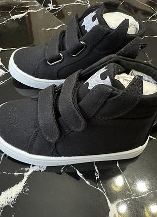 Нові текстильні хайтопи gap disney batman устілка 15 см кеди черевики