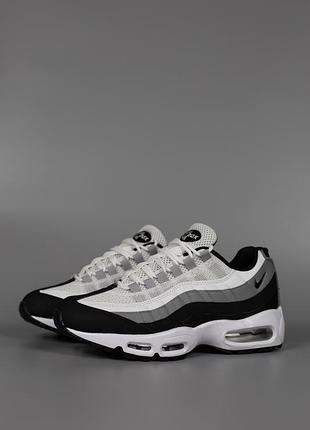 Мужские кроссовки nike air max 95 white black