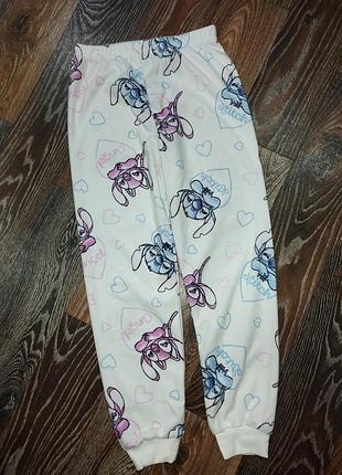 Велюр пижамные stitch на 7-8 лет