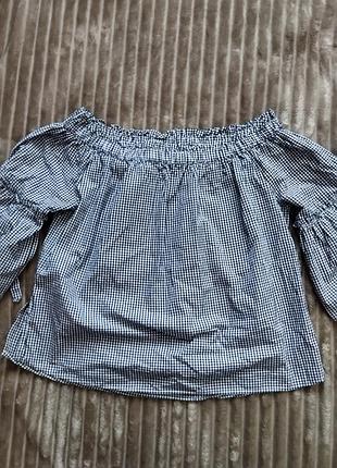 Блуза в клетках 14