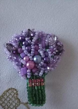 Брошь из бисера 2