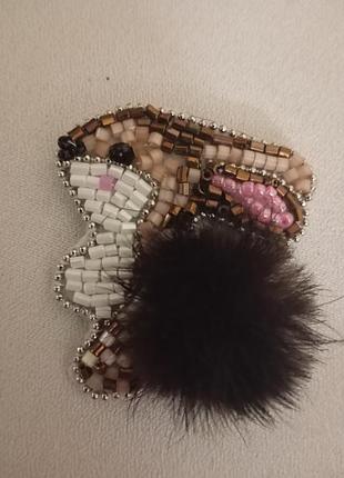 Брошь из бисера 4