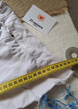Джинсовые шорты zara 11-12 лет 7