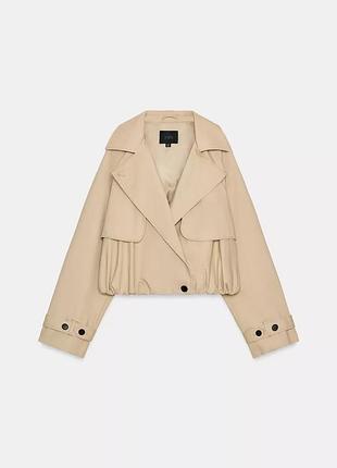 Тренч жіночий соломʼяний zara new