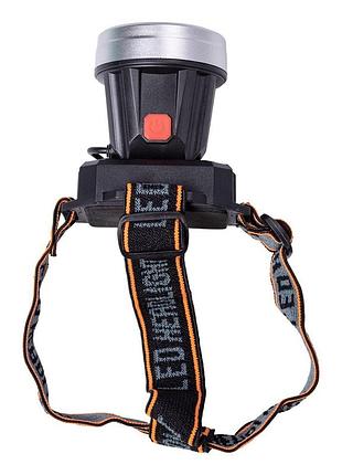 Налобний ліхтар акумуляторний 8х8х5.5 см 5 в 3 режими роботи led hp-jg-4