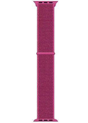 Ремешок nylon для apple watch 42mm/44mm/45mm/49mm малиновый / dragon fruit