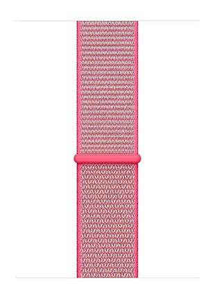 Нейлоновый ремешок для смарт-часов 42/44mm nylon sport loop electric pink (розовый)
