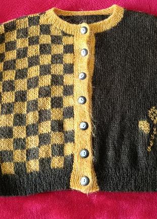 Бомбер мохерный