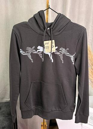 Худі жіноче чорне ess+ logo lab 677931 puma