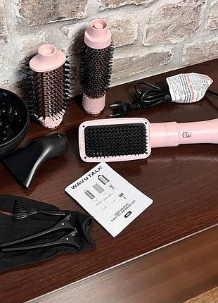 Фен щітка wavytalk 5в1 air sculpt для сушіння та укладання волосся з керамічним покриттям