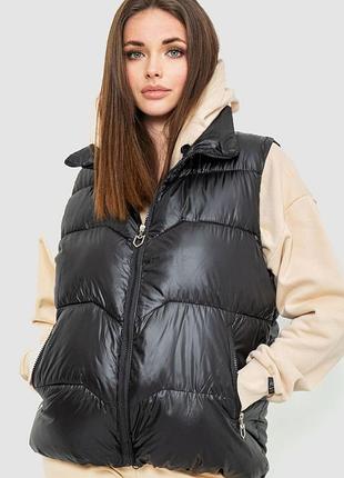 Жилет жіночий, колір чорний, 244r7011