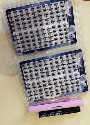 Накладні вії накладные реснички пучкові вії аніме