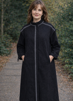 Пальто louisoder сіре пальто 38(м)