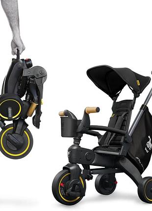 Doona трёхколесный велосипед liki trike s5 nitro black dn550-99-033-025с