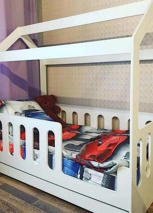 Ліжко казковий будиночок лдсп design service ds-047