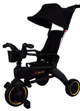 Складной трехколесный велосипед star max black edilandia (польша)
