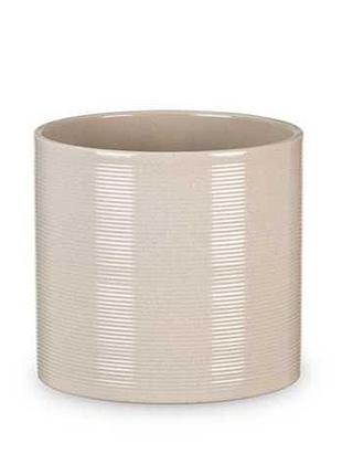 Кашпо для квітів scheurich inspiration 7,41 л керамічне, 23", кремовий