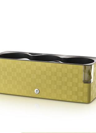 Вазон із системою автополивання cobble trio 40x14x14 cm світло-зелений 79008