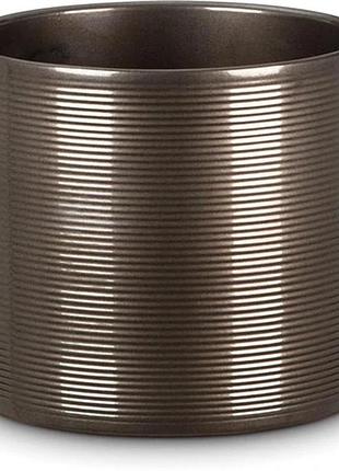 Кашпо для цветов scheurich inspiration 13 л керамическое, 28", бронзовый