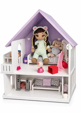 Дитячі вʼязані іграшки вʼязана лялька кролик гусінь кишка