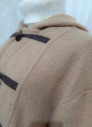 Шикарное пальто в цвете кемел из чистой шерсти от h&m7 фото