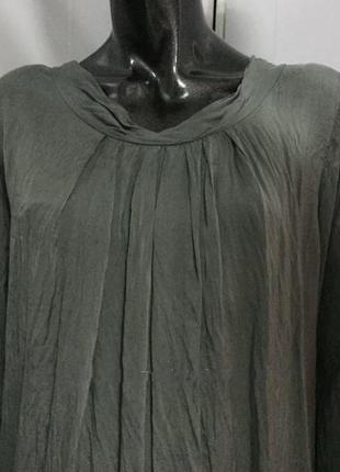 Блузка из натурального шелка на подкладке. италия 🇮🇹2 фото