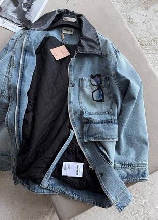 Парка джинсовая премиум куртка