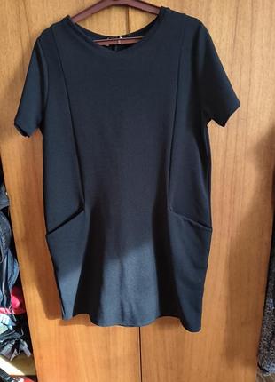 Женское черное платье