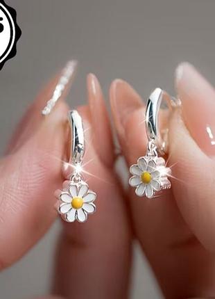 Серьги старлинговое серебро 925 проба