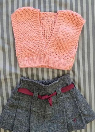Продам комплектом юбка+жилетка