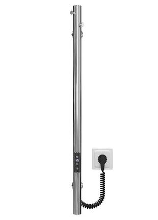 Сушарка для рушників електрична delffi chloe 30*900 хром (sensor таймер), неіржавка сталь, україна