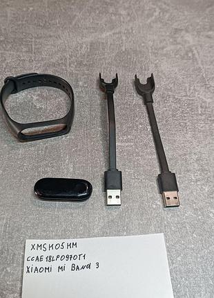 Фитнес-браслет xiaomi mi band 3 (черный цвет) xmsh05hm