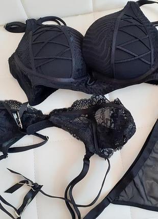 Комплект пояс+бюст+ трусики