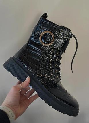 Ботинки женские la strada, 41р., сверху эко кожа,внутри текстиль