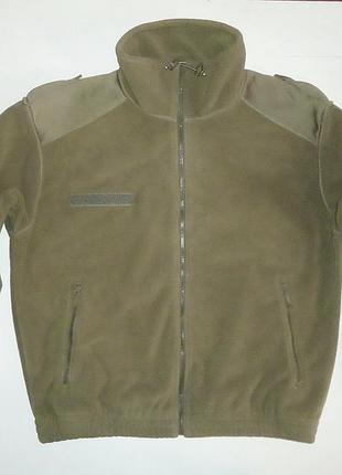 Куртка мілітарі флісова mil-tec olive французька армійський фліс олива (xl)