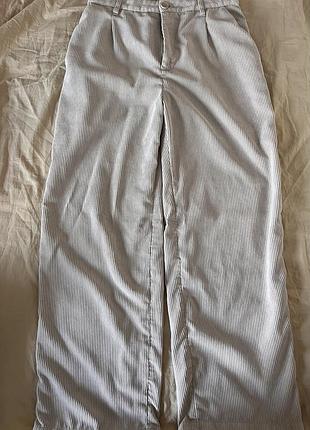 Женские вельветовые брюки hm