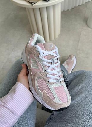 New balance 530 white pink