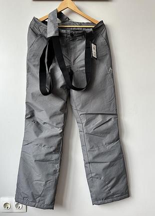 Mckinley danny mn v3 сірі гірські лижні сноубордичні штани з технологією aquabase