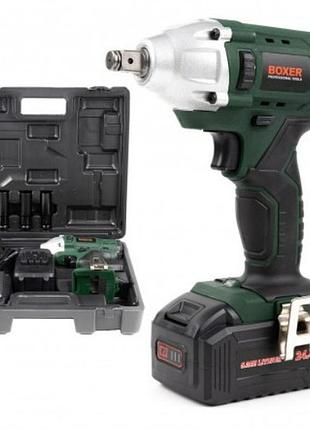 Гайковерт профессиональный аккумуляторный 2400 об/мин boxer sr-023 для автосервиса