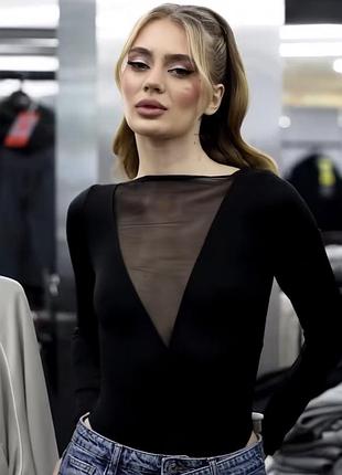 Боді з сіточкою