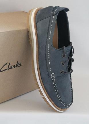Шкіряні clarks durston lace-us--9,5--eu--42,5--cm-27,5 см