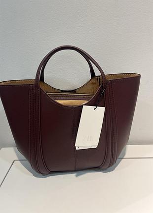 Zara сумка-сіті елегантна та стильна